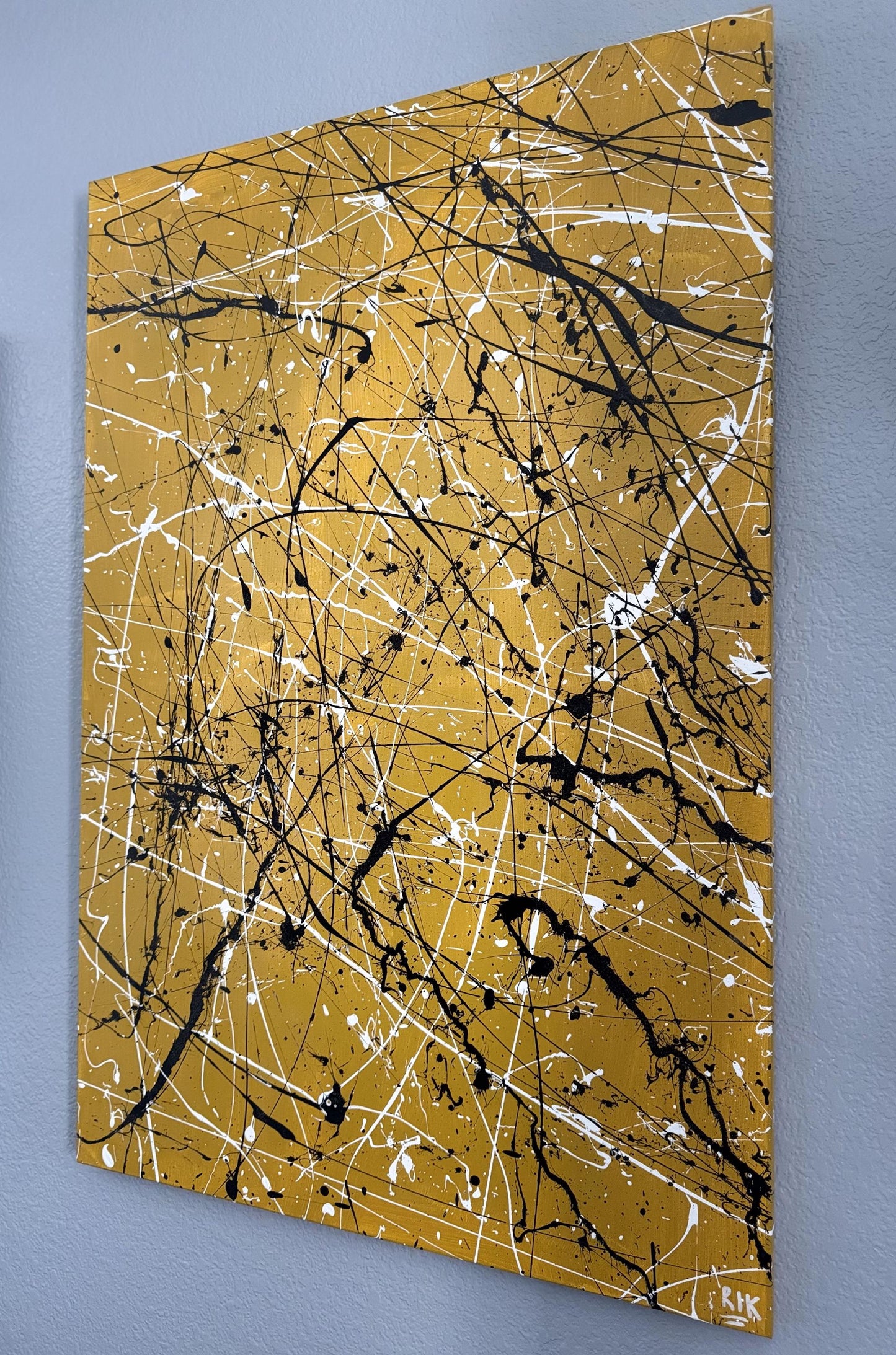 Stunning original signed and numbered Splatter Paintings for sale!