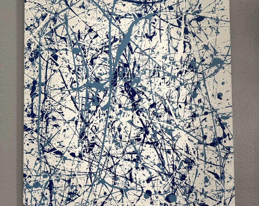 Stunning original signed and numbered Splatter Paintings for sale!