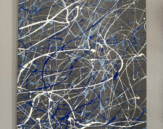 Stunning original signed and numbered Splatter Paintings for sale!