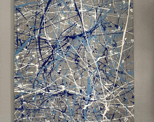 Stunning original signed and numbered Splatter Paintings for sale!