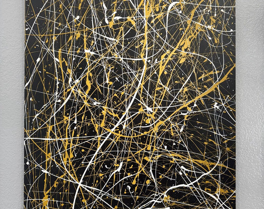 Stunning original signed and numbered Splatter Paintings for sale!